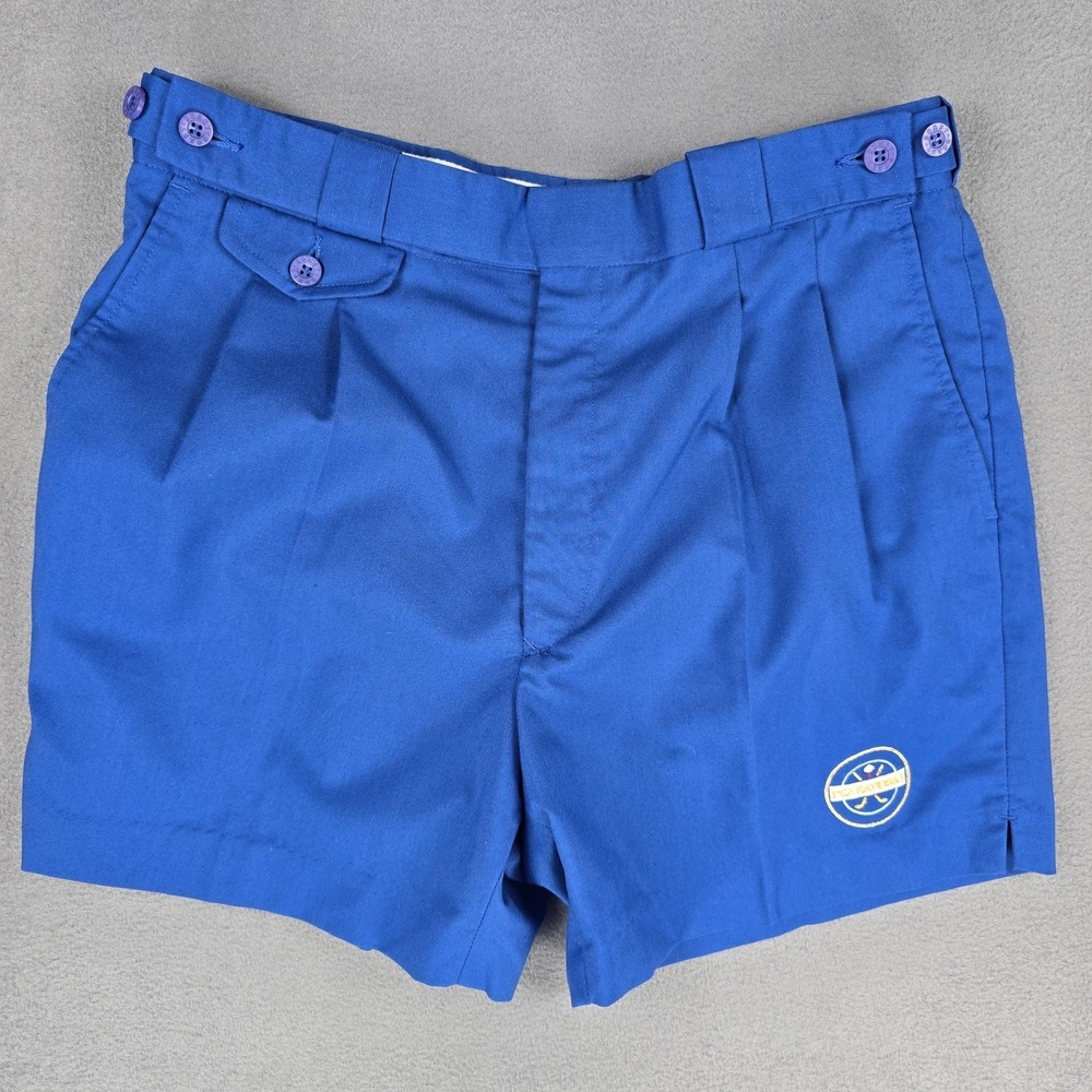 Vintage Boast Shorts Mens 34 Blue Chino Golf 4 Inch Inseam PGA‎ National